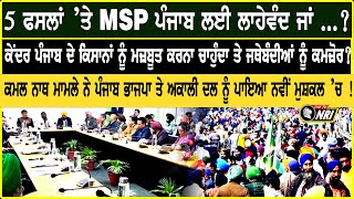 5 ਫਸਲਾਂ ’ਤੇ MSP ਪੰਜਾਬ ਲਈ ਲਾਹੇਵੰਦ ਜਾਂ ..? ਕੇਂਦਰ ਪੰਜਾਬ ਦੇ ਕਿਸਾਨਾਂ ਨੂੰ ਮਜ਼ਬੂਤ ਕਰਨਾ ਚਾਹੁੰਦਾ ਤੇ ..