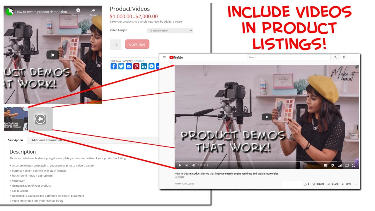 How To Embed Videos Into WooCommerce Product Listings - YouTube