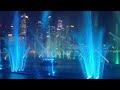 spectra lights and water show. marina bay sands singapore.