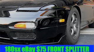 eBay $75 Front splitter install - DIY