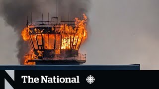 Fire rips through Happy Valley-Goose Bay