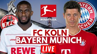FC KOLN 0-4 BAYERN MUNICH | Bundesliga | LIVE Stream Watch Along