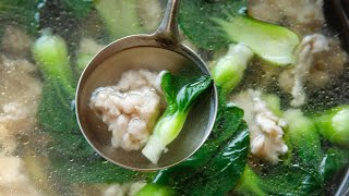 Pork and Bok Choy Soup