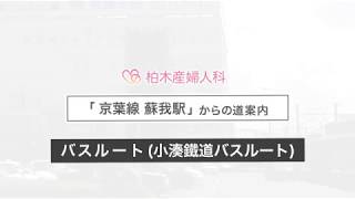 柏木産婦人科(千葉市中央区)   蘇我駅～バスルート(小湊鉄道バス) 道のりご案内ムービー