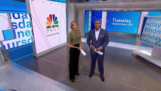 HD | NBC News Daily West - Headlines and Open - September 13, 2022