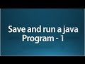 Java tutorial for beginners - 6 -  Run a java program using command prompt 1