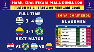 hasil kualifikasi piala dunia u20 2025 - uruguay vs argentina u20 - kolombia vs brasil u20