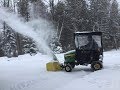 John Deere X300 -  Snow Blower Installation & Mower Deck Removal