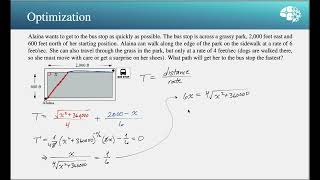 Optimization Example - Minimize Time