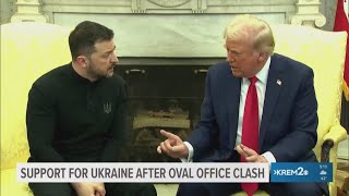 European leaders rally around Zelenskyy after oval office clash with Trump