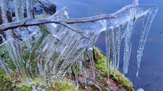 ทะเลสาบเป็นน้ำแข็ง❄️🌨️🤍💙🇫🇮