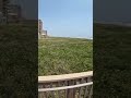 Walking to the beach in South Padre Island