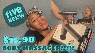 15$ Body Massager?!? | Five Below Finds | LYC Dat's Me!