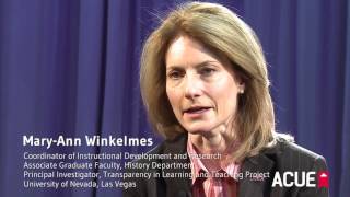 Mary Ann Winkelmes Transparency Framework 3 Criteria