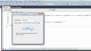 04D-VB String Concatenation (VB)