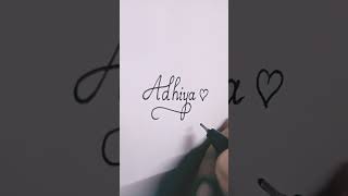 adhiya #handwriting