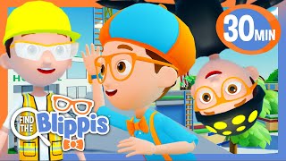 Where is Spider Blippi in 'Find The Blippis' on Roblox? | Blippi Plays Roblox!