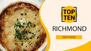 Top 10 Best Fast Food Restaurants to Visit in Richmond, Virginia | USA - English
