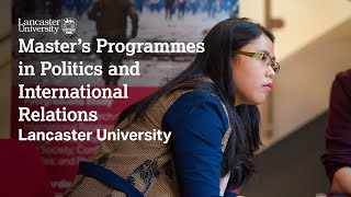 Master's Programmes in Politics and International Relations