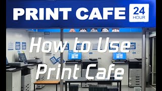 프린트 카페: How to use Print Cafe