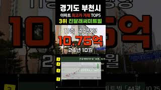 부천에서 가장 비싼 아파트 5곳입니다. 경기도 부천시 거래중 최고가 순위 탑5 #급매 #부동산 #분양가 #급매물 #전세가 #비싼부동산 #비싼아파트 #고가아파트