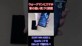 ウォークマンとスマホの音の違いに気づく瞬間【NW-A300】 #Shorts