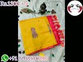 14.09.23 handloom 120 count banana pith silk sarees without blouse whatsapp 8608500280