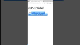 Element getAttribute() method - JavaScript Tutorial for Beginners