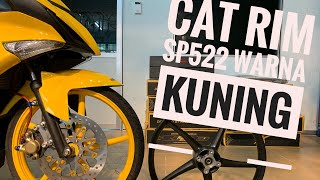 Cara Cat rim SP522 Y15ZR Kuning Chrome Yellow