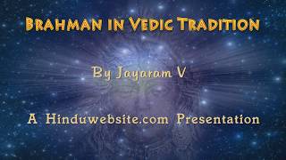 Brahman in Vedic Tradition