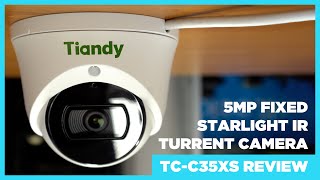 Tiandy IP CCTV 5MP Starlight Camera - TC-C35XS - Review