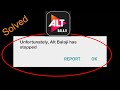 How to Fix Unfortunately ALTBalaji has sopped working in Android | Alt Balaji Tablet