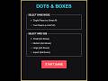 Dots and Boxes AI Game Using Tkinter