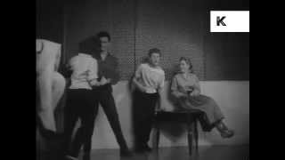 1950s UK Rock n Roll Music, Teenagers Dancing