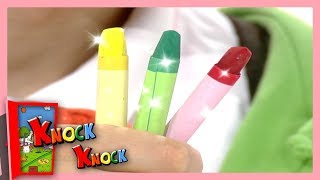 Knock! Knock! English Playground - How many crayons are left?