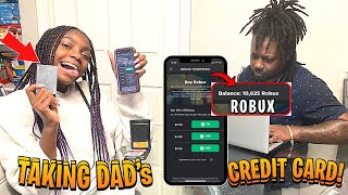 12 YEAR OLD STEALS DAD'S CREDIT CARD AND BUYS $10,000 ROBUX