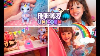 Fingerlings Unicorn nella casa delle bambole!