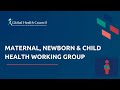 Working Group: Maternal, Newborn and Child Health