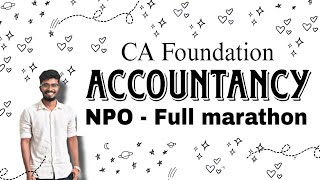 Non-profit organisation (NPO)🥳🎉 | Accountancy | CA Foundation Jan 2025