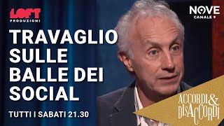 Travaglio sulle balle dei social