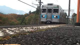 秩父鉄道5000系　浦山口駅到着