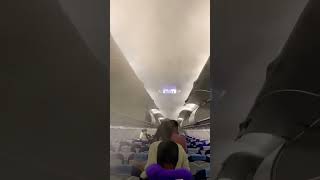 വിമാനത്തിൽ നിന്ന് പുക വരുന്നു Smoke is coming from the flight#indigo #smoking #travel #viral #short