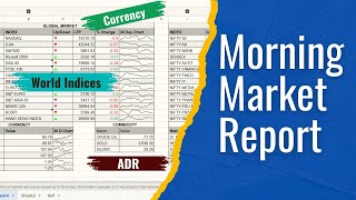 Create Pre-Market Report in Google Sheet✅ Automated