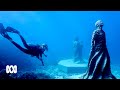 Museum of Underwater Art's sculptures sunk on Great Barrier Reef 🐠🐚 | ABC Australia