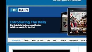 The Daily For The Apple iPad - Rupert Murdoch, Steve Jobs' Media Risk