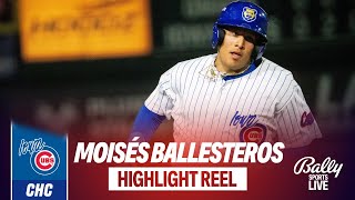 Cubs C Moisés Ballesteros 2025 Minor League Baseball Highlights | Bally Sports Live