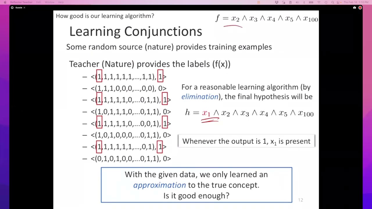 Machine Learning: Lecture 12b: Computational Learning Theory - YouTube