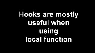 GLua Coding - Hooks
