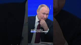 Russian President Putin answers question asked by deepfake of himself | AFP #shorts