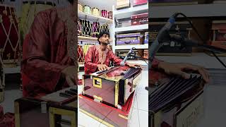 The Crimson Eclipse 9 Scale-Changer Harmonium | www.SangeetStore.com